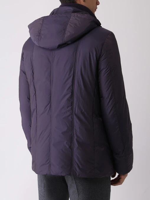 Пуховик однотонный ETRO