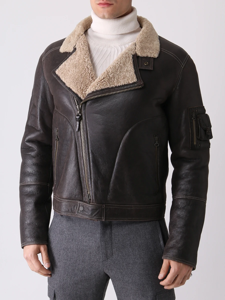 Дубленка укороченная