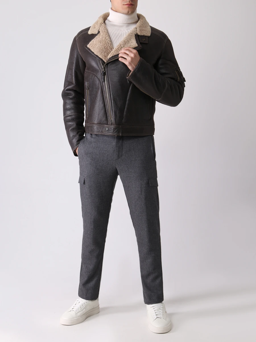 Дубленка укороченная