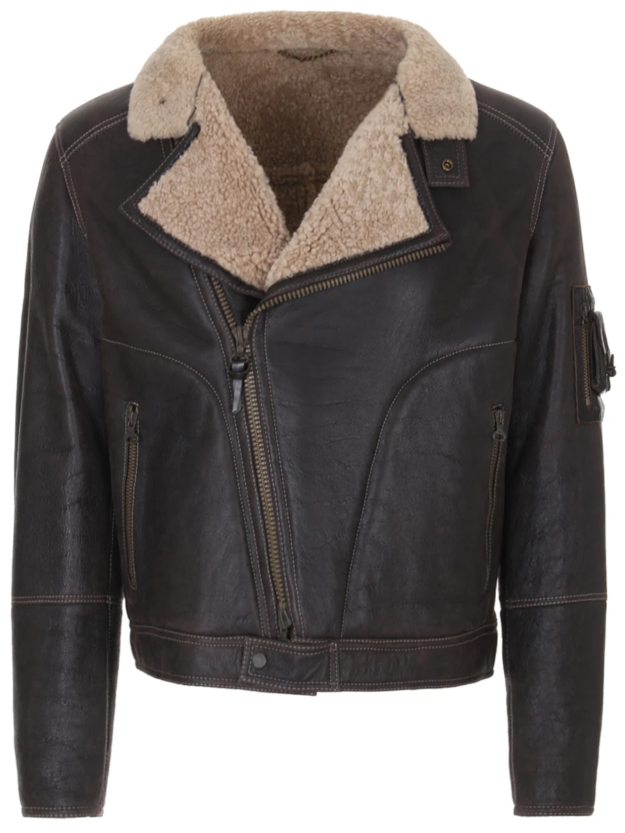 Дубленка укороченная