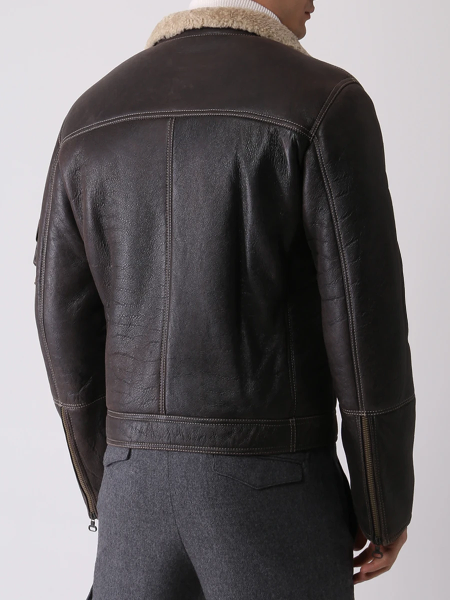 Дубленка укороченная