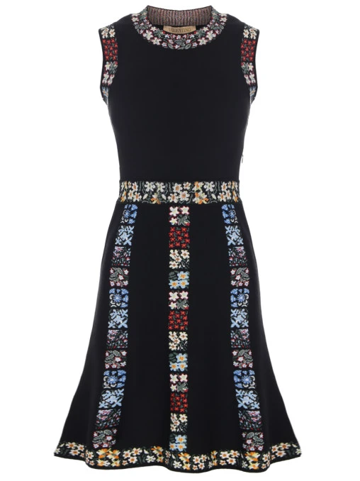 Платье из вискозы VALENTINO