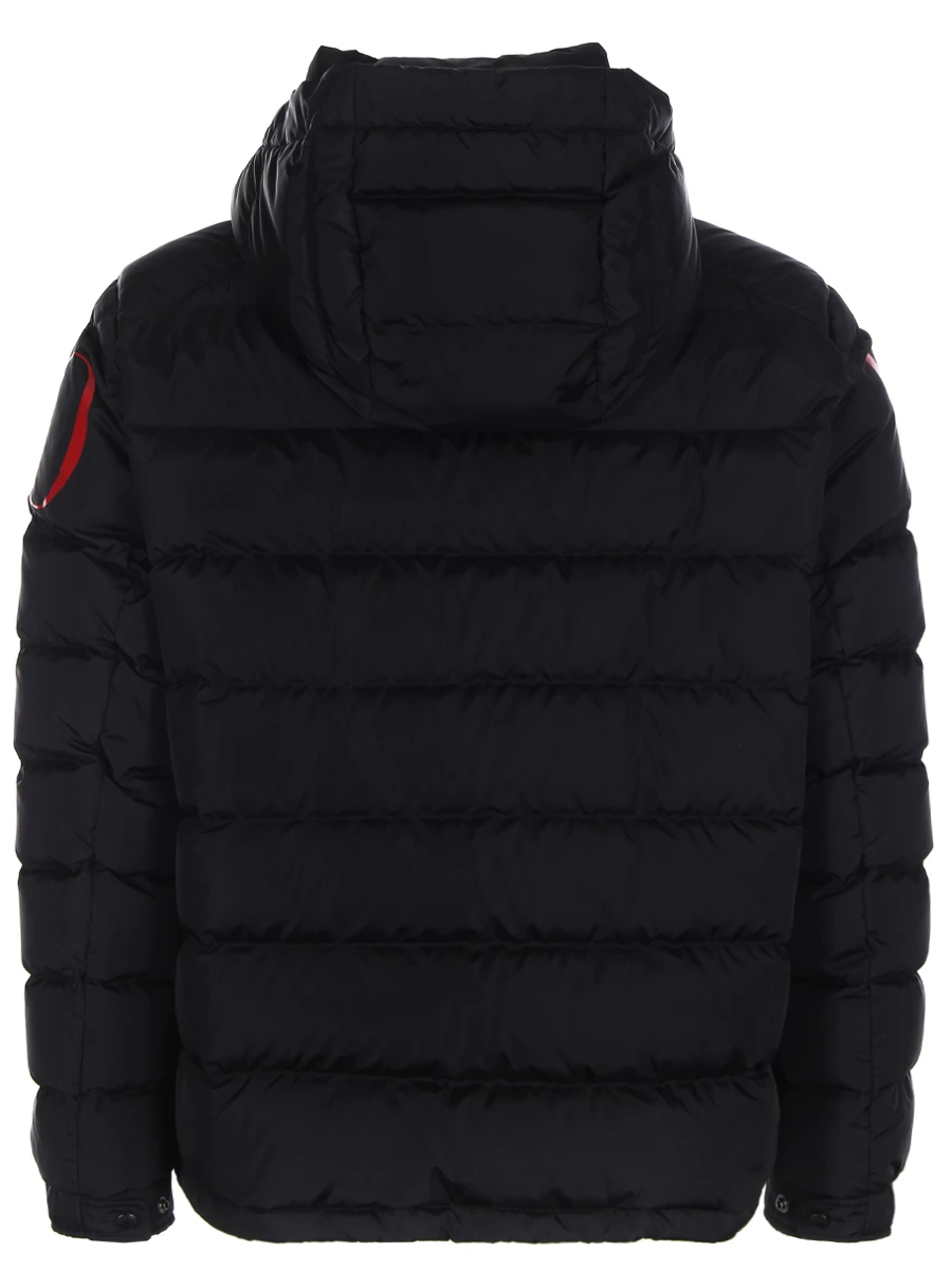 Пуховик стеганый с логотипом