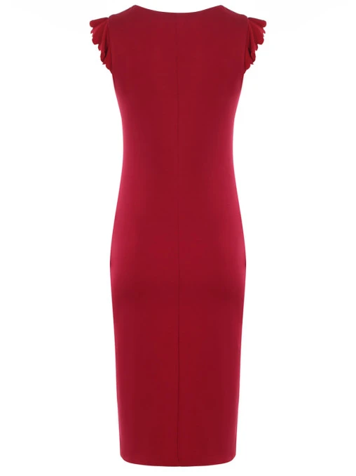 Платье из вискозы RED VALENTINO
