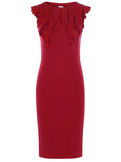 Платье из вискозы RED VALENTINO