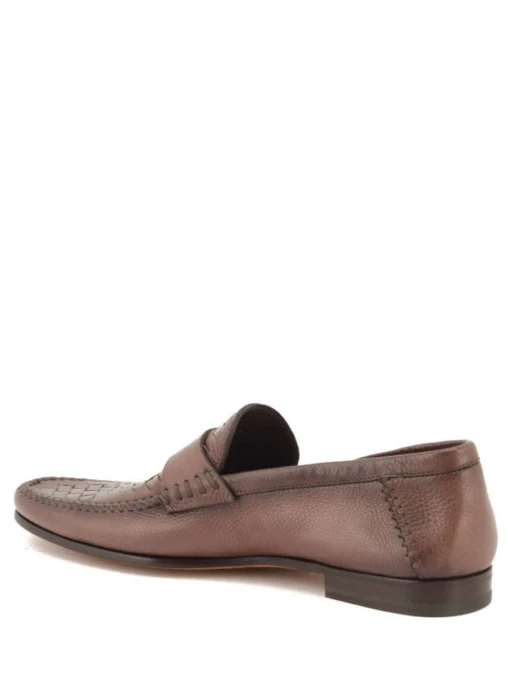 Лоферы кожаные SANTONI