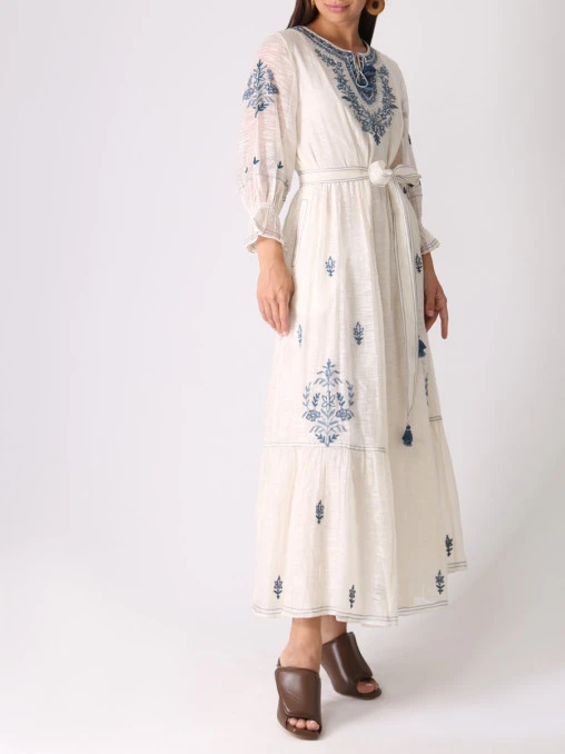 Платье хлопковое с вышивкой ANITA DONGRE