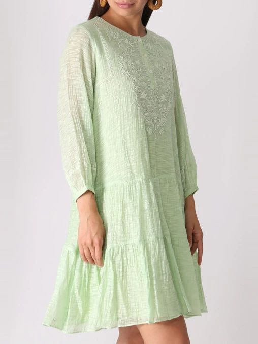 Платье хлопковое с вышивкой ANITA DONGRE