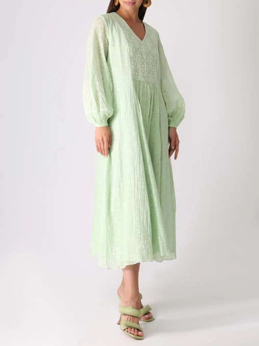 Платье хлопковое с вышивкой ANITA DONGRE