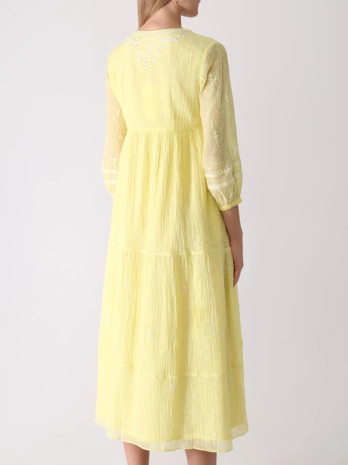 Платье хлопковое с вышивкой ANITA DONGRE