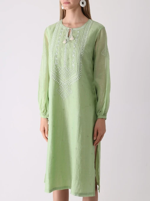 Платье хлопковое с вышивкой ANITA DONGRE