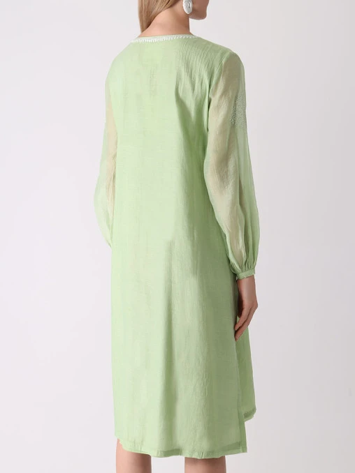 Платье хлопковое с вышивкой ANITA DONGRE