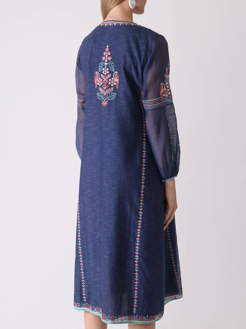 Платье хлопковое с вышивкой ANITA DONGRE