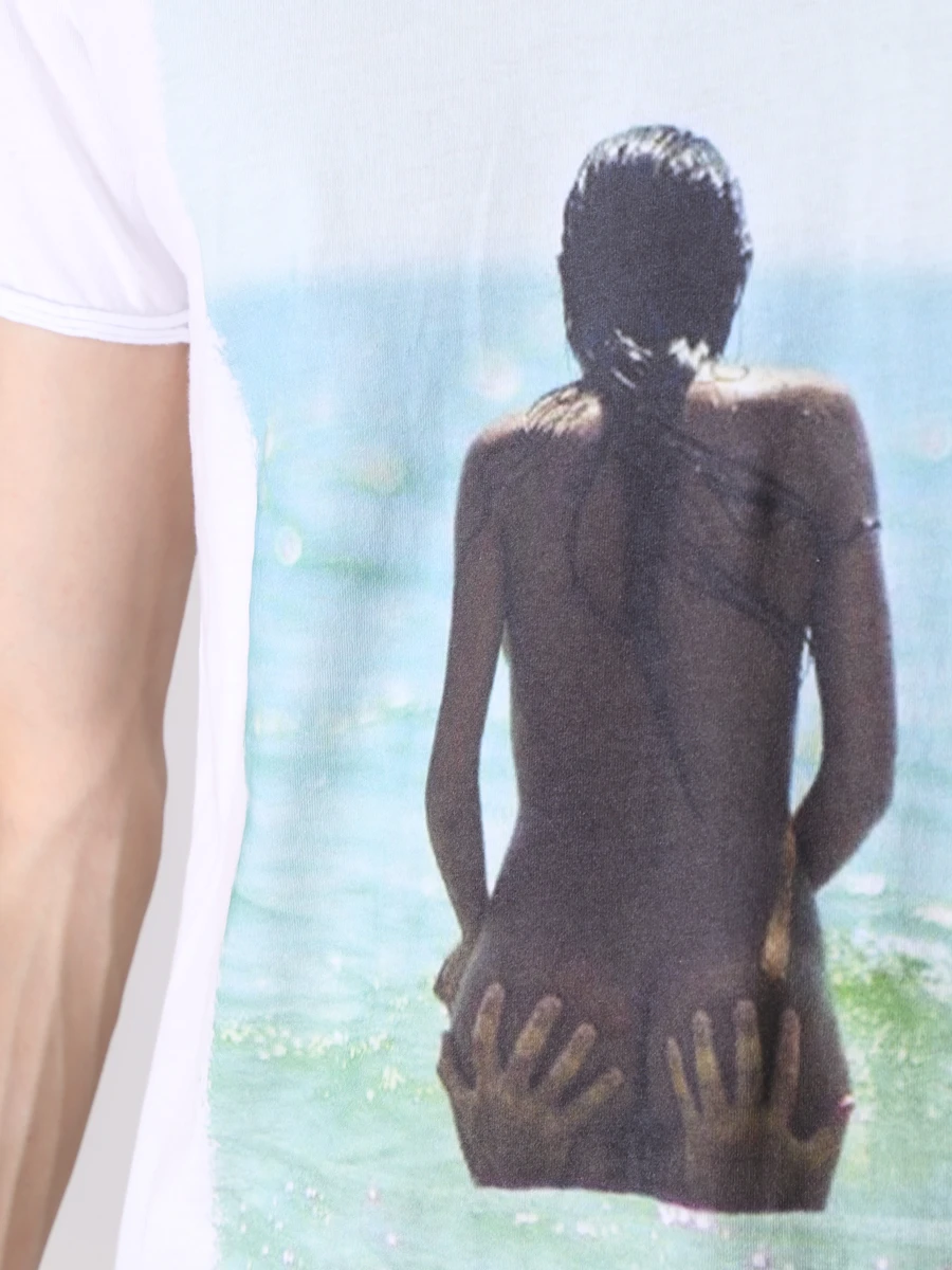 Футболка хлопковая с принтом