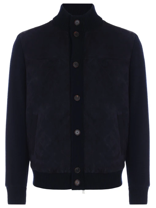 Бомбер комбинированный FIORONI CASHMERE