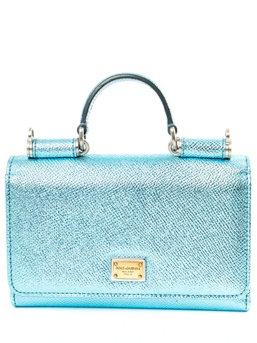 Сумка MINI VON BAG кожаная DOLCE & GABBANA