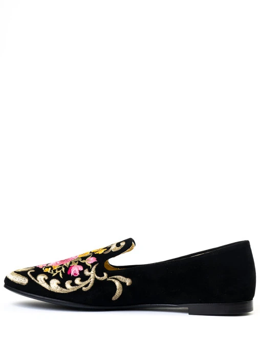 Слиперы замшевые GIUSEPPE ZANOTTI