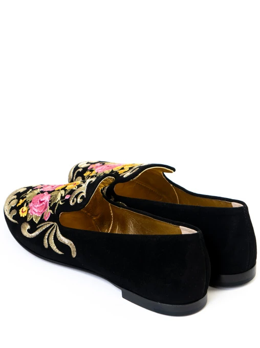 Слиперы замшевые GIUSEPPE ZANOTTI