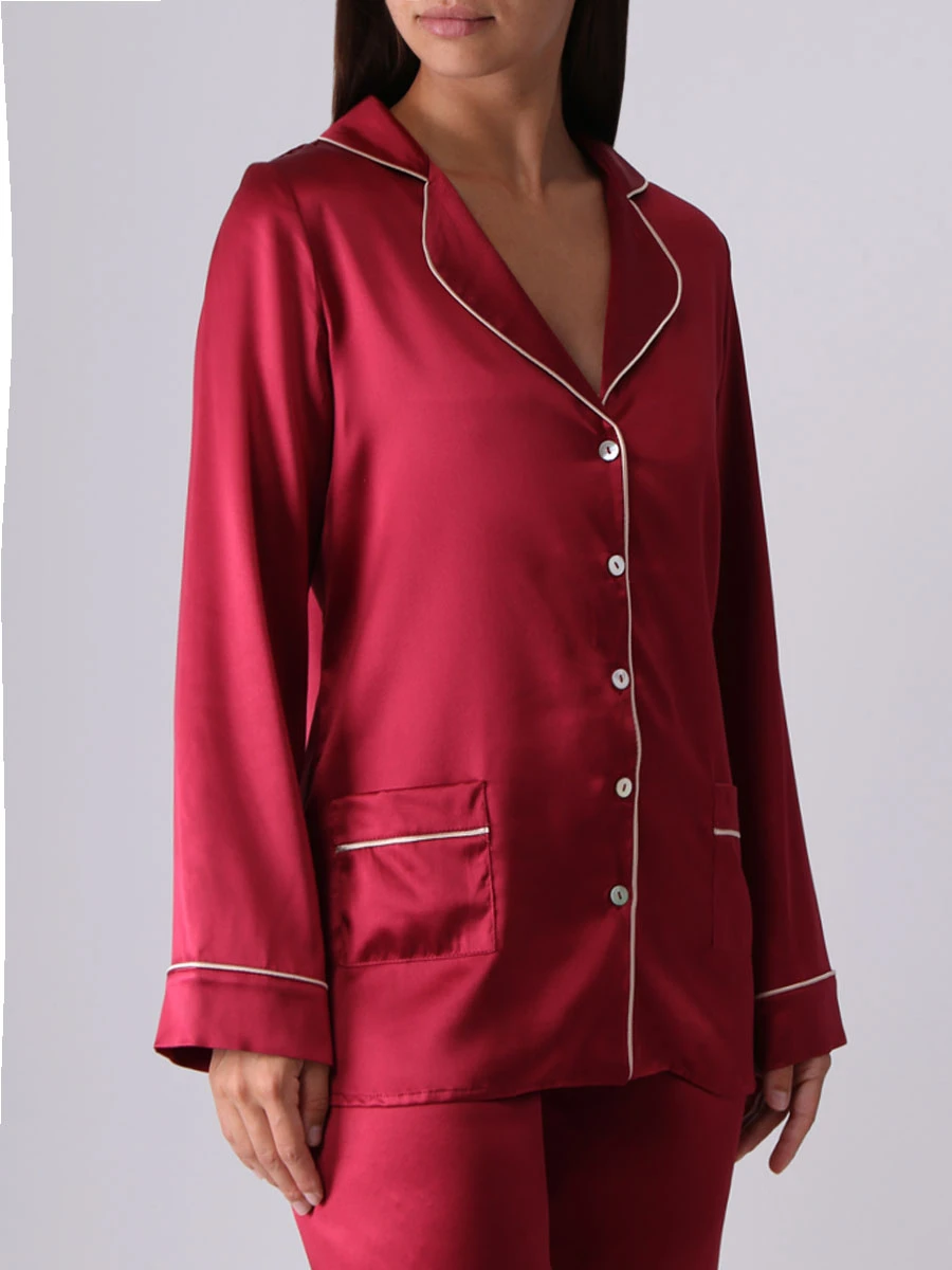 Пижама шелковая