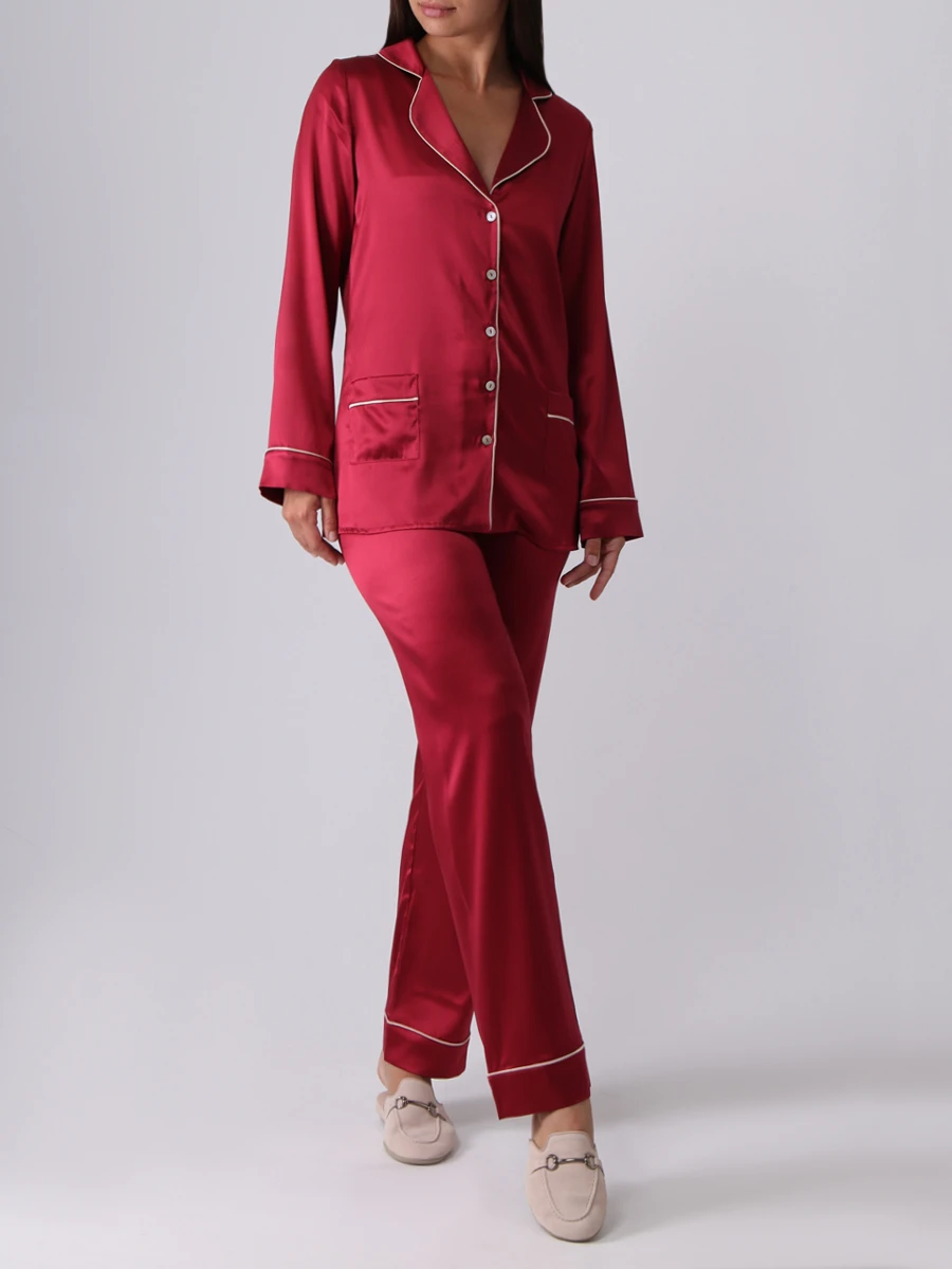 Пижама шелковая