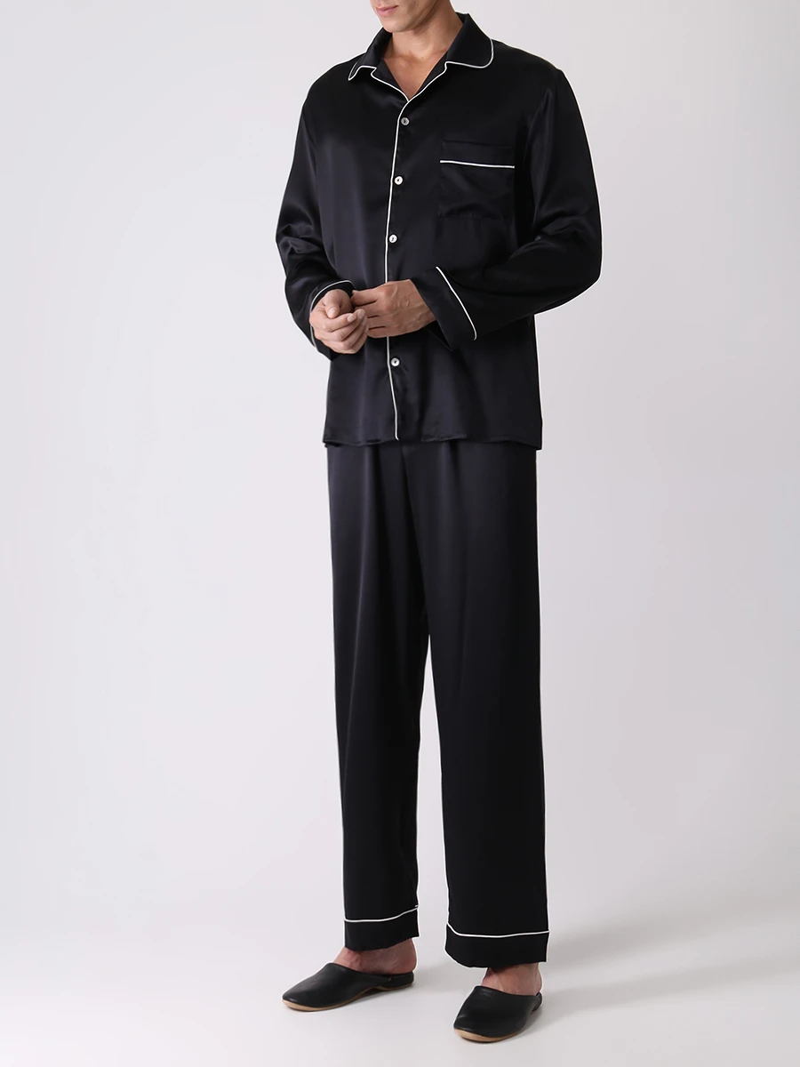 Пижама шелковая