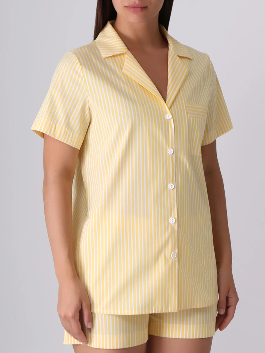 Пижама хлопковая в полоску