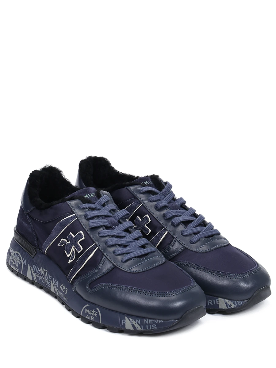 Кроссовки комбинированные на меху Lander