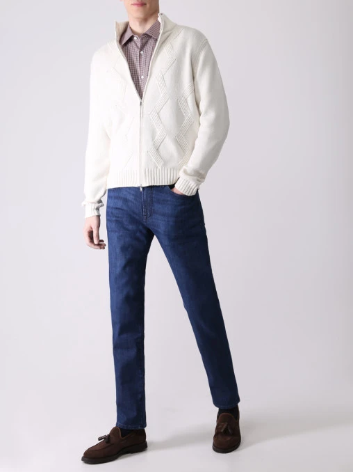 Рубашка Slim Fit хлопковая в клетку BOSS