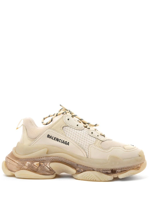 Кроссовки комбинированные Triple S BALENCIAGA