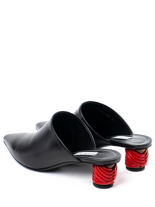 Мюли кожаные BALENCIAGA