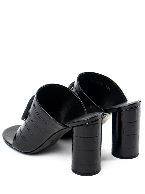 Мюли кожаные Oval BALENCIAGA