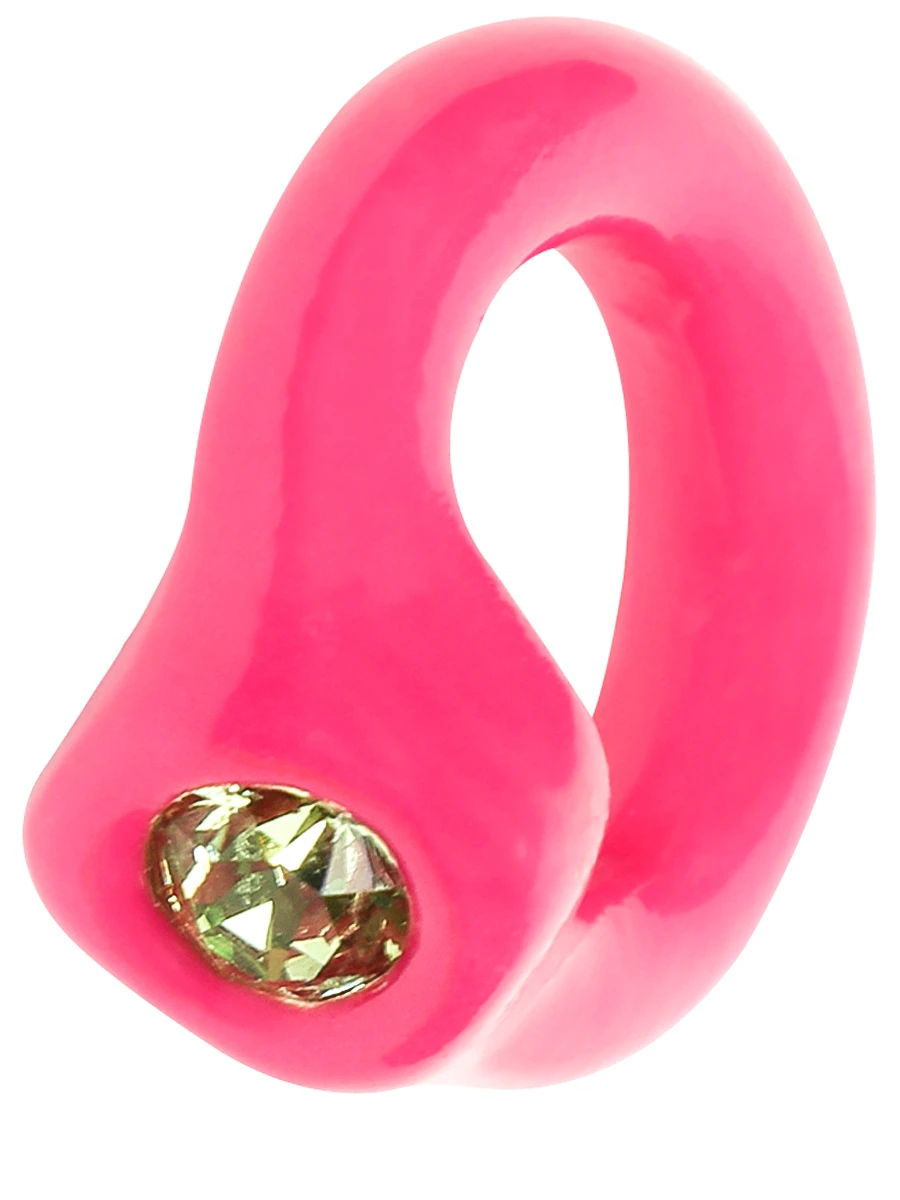 Кольцо с кристаллом