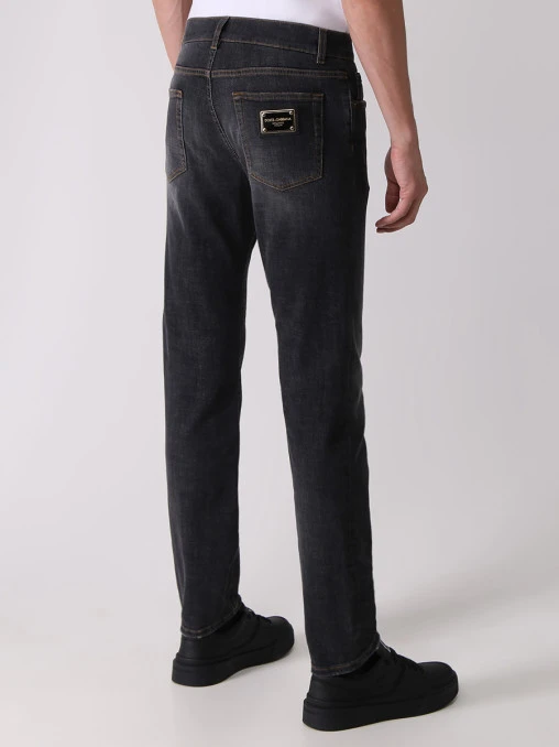Джинсы Slim Fit хлопковые DOLCE & GABBANA