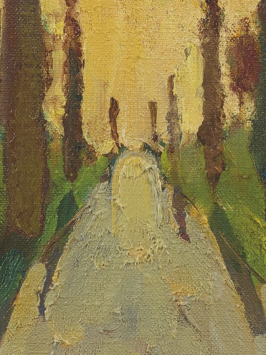 Платок-паше шелковый с принтом