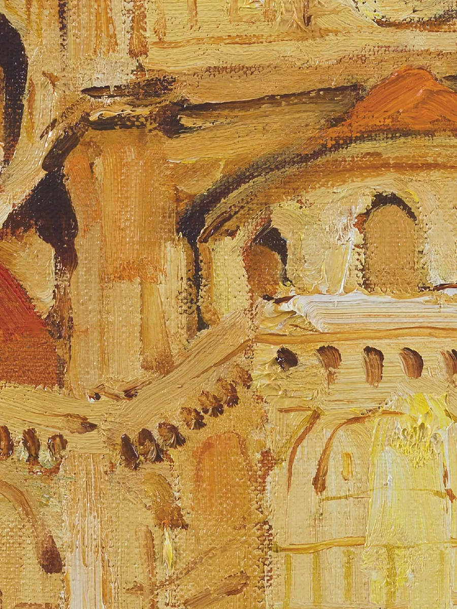 Платок-паше шелковый с принтом