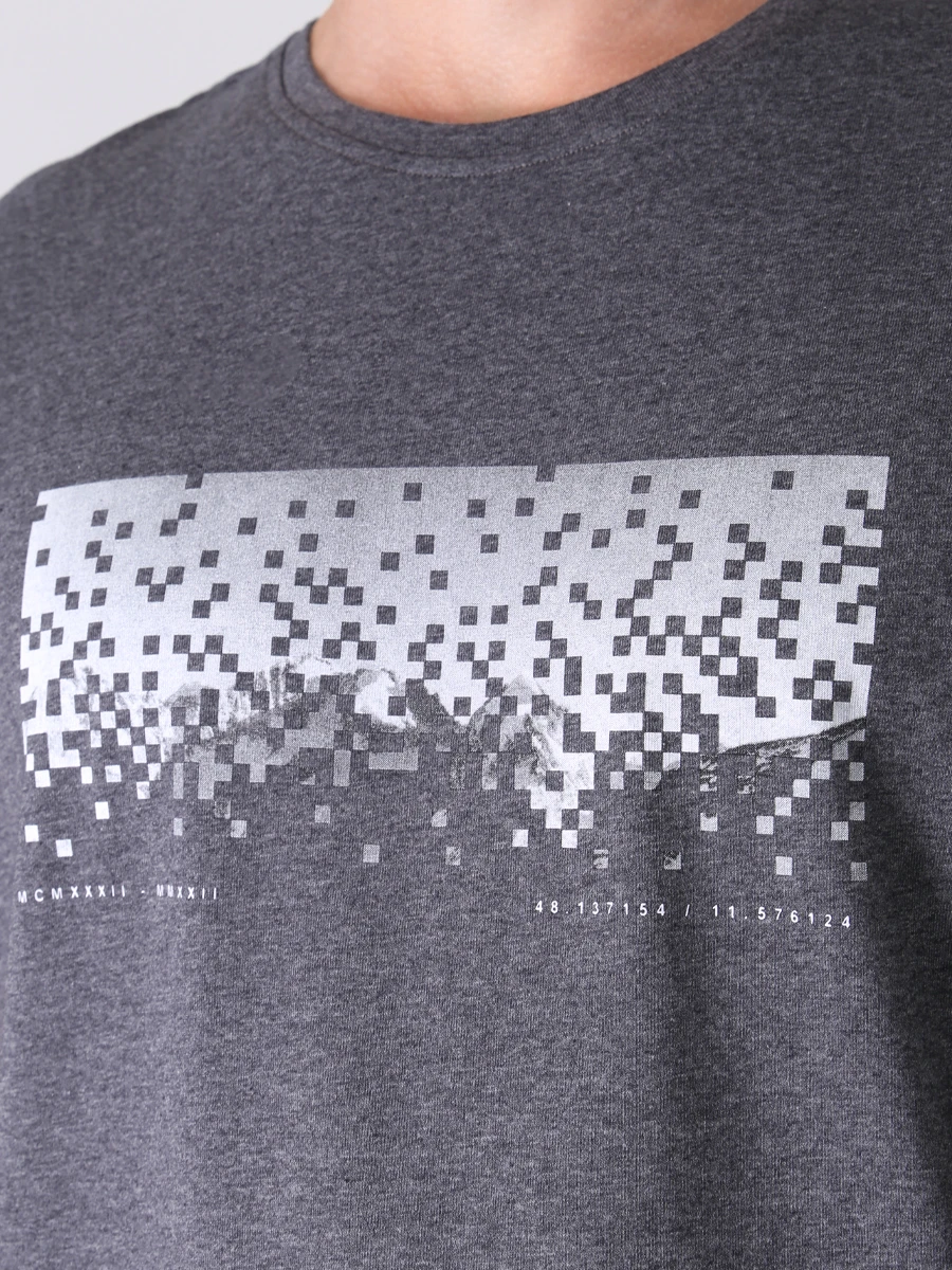 Футболка хлопковая с принтом