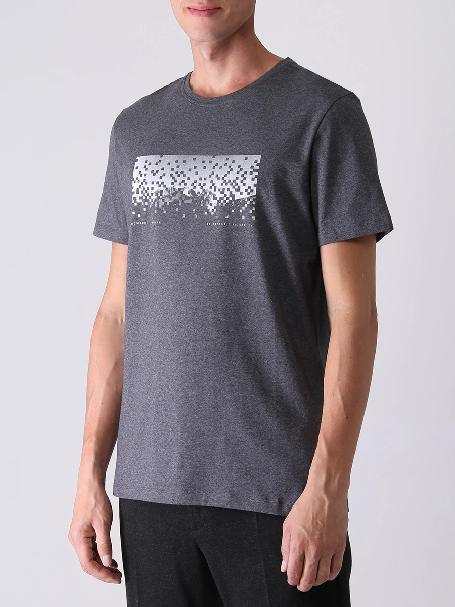 Футболка хлопковая с принтом