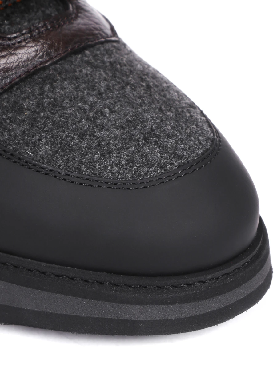 Ботинки комбинированные на меху