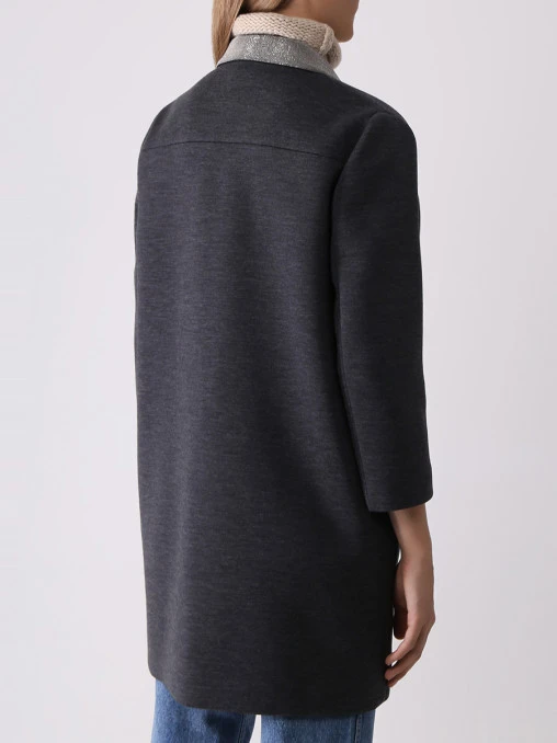 Пальто с декором BRUNELLO CUCINELLI