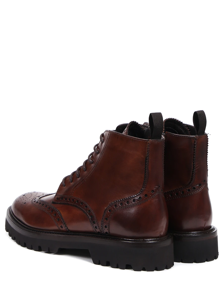 Ботинки кожаные на байке