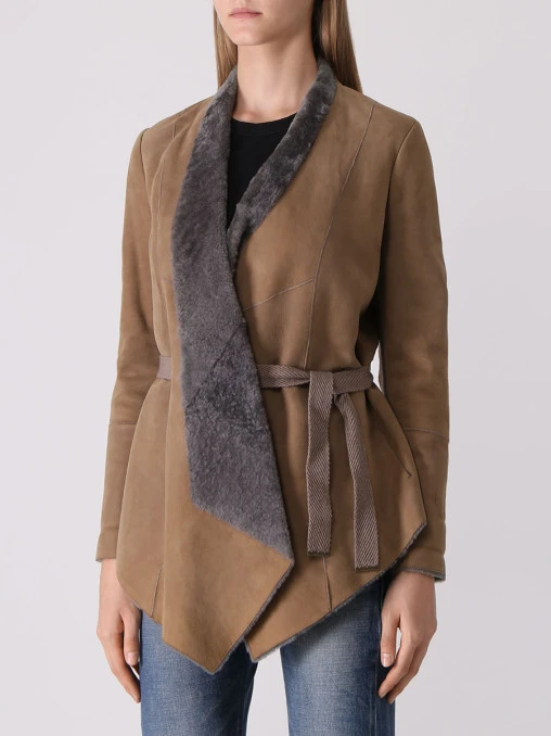 Дубленка из овчины BRUNELLO CUCINELLI