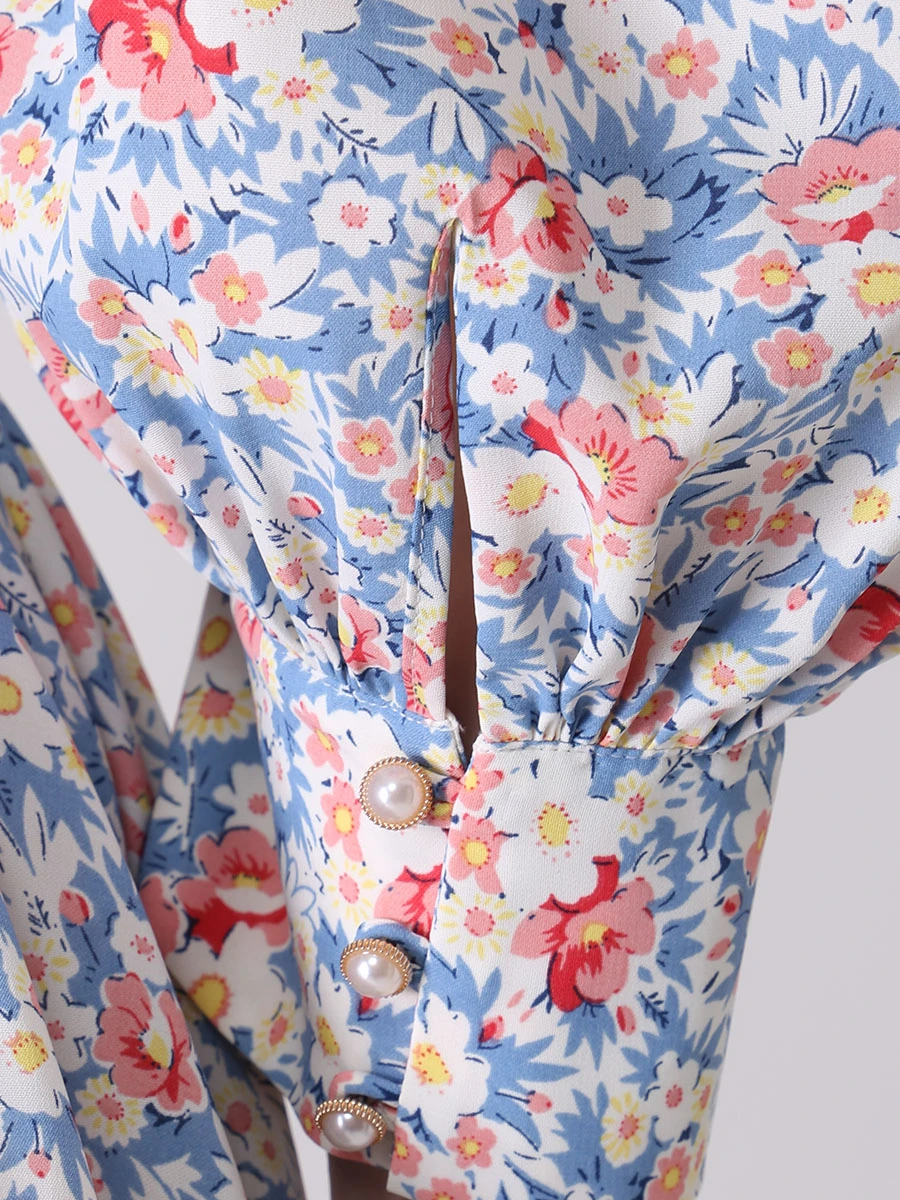 Платье с принтом