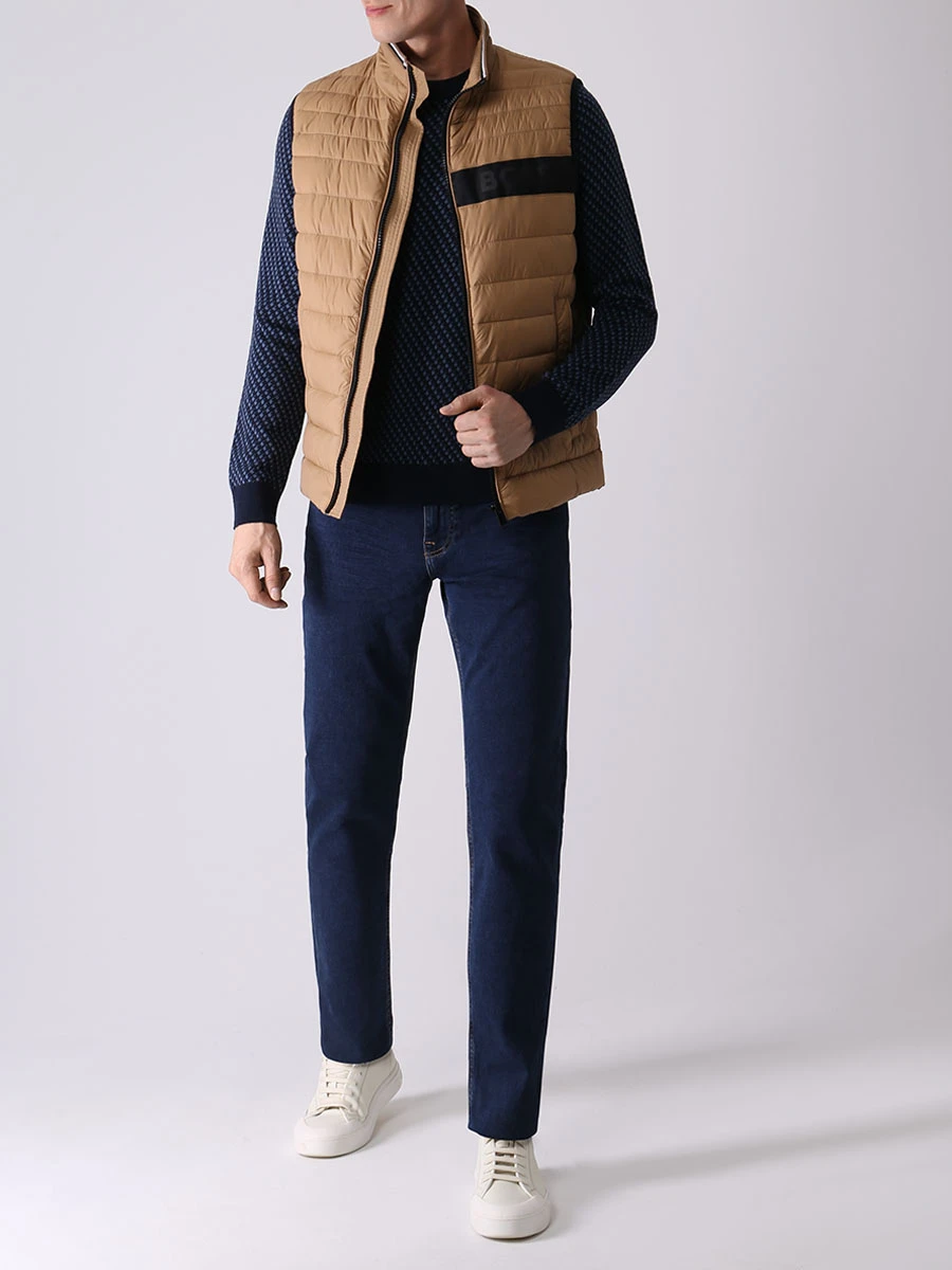 Джемпер из шерсти и хлопка