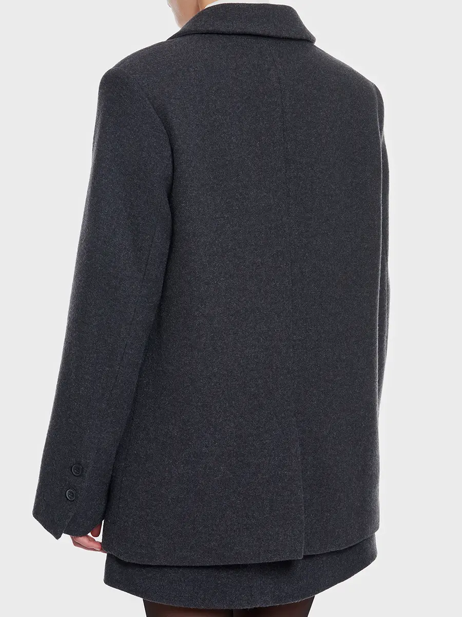 Полупальто шерстяное