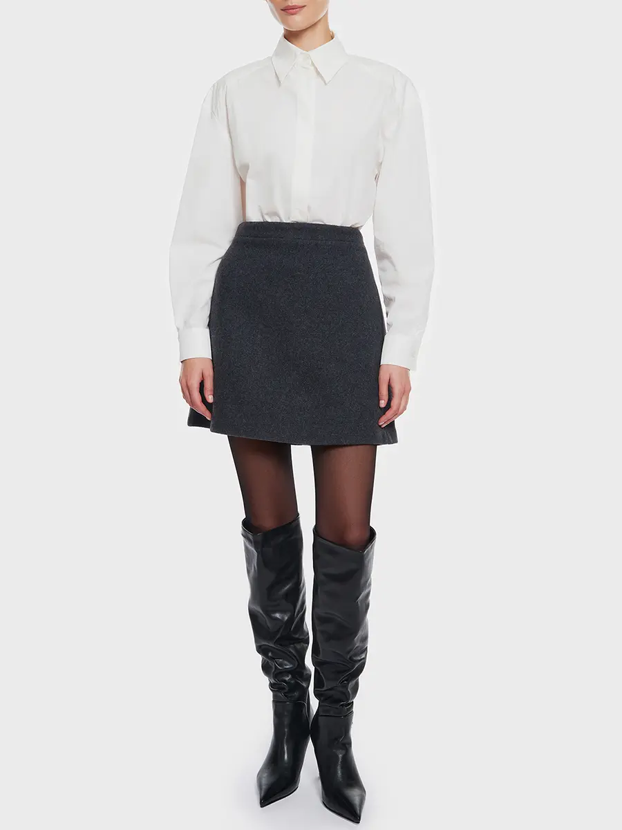 Юбка шерстяная