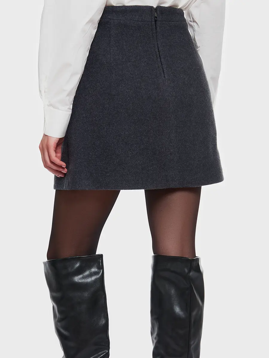 Юбка шерстяная