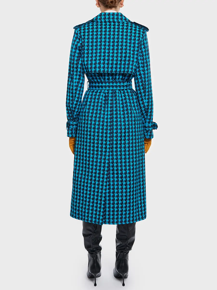 Тренч хлопковый с узором