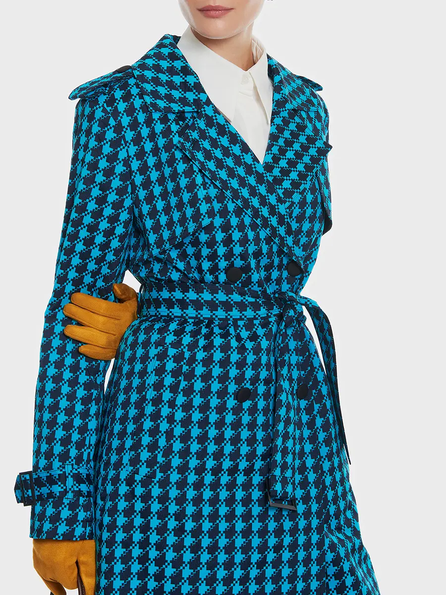 Тренч хлопковый с узором