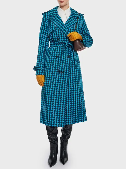 Тренч хлопковый с узором EQ.ONA