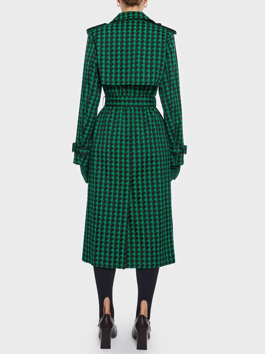 Тренч хлопковый с узором